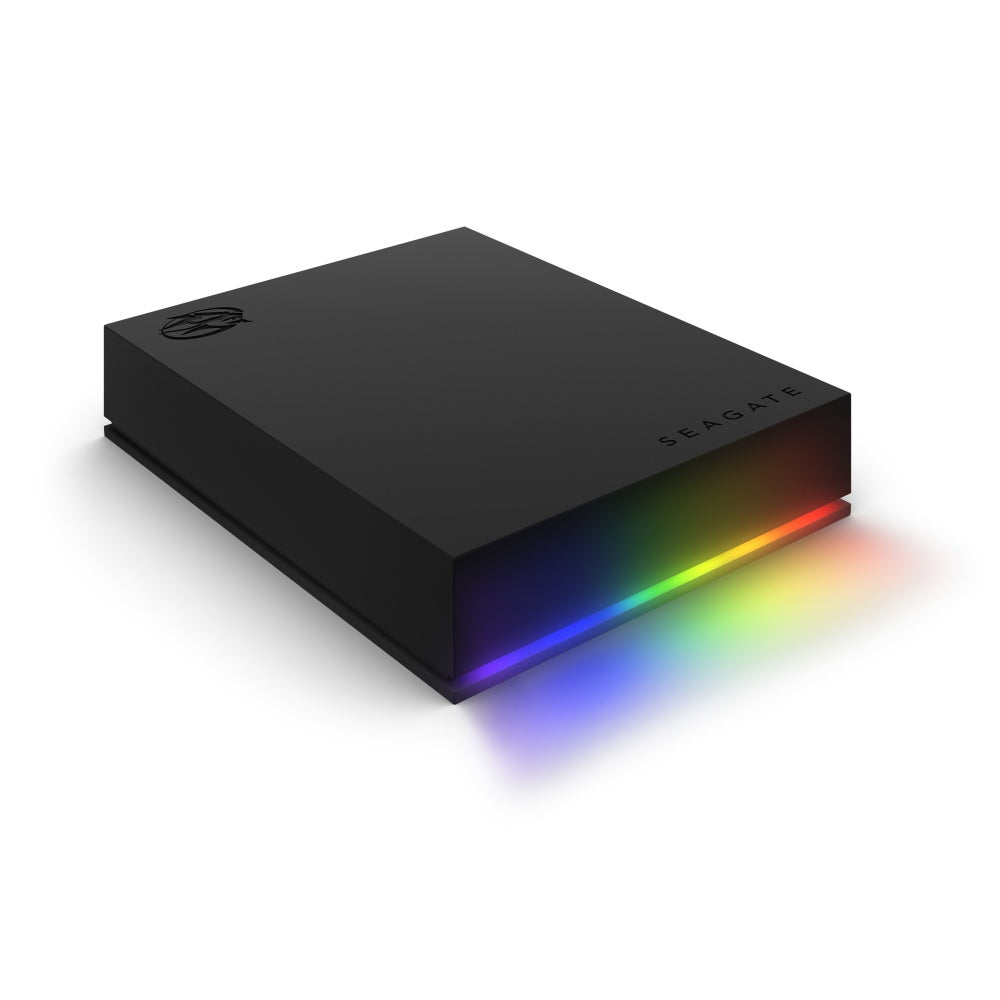 Disco Duro Externo Seagate Firecuda 5tb 2.5 Portatil Usb 3.2 Negro Win Mac Gaming Led Rgb