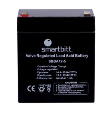 Bateria Smartbitt Sbba12-5 12v/5 Ah Compatible Con Sbnb500, Sbnb600 Y Sbnb800