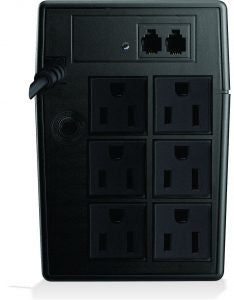 No-break Interactivo Smartbitt Sbnb1000usb 1000va/500w, Clavija Nema 5-15p, 6 Contactos Tipo Nema 5-15r Con Respaldo De Baterias, Regulacion Y Supresion De Picos, Proteccion Rj-11, Puerto Usb