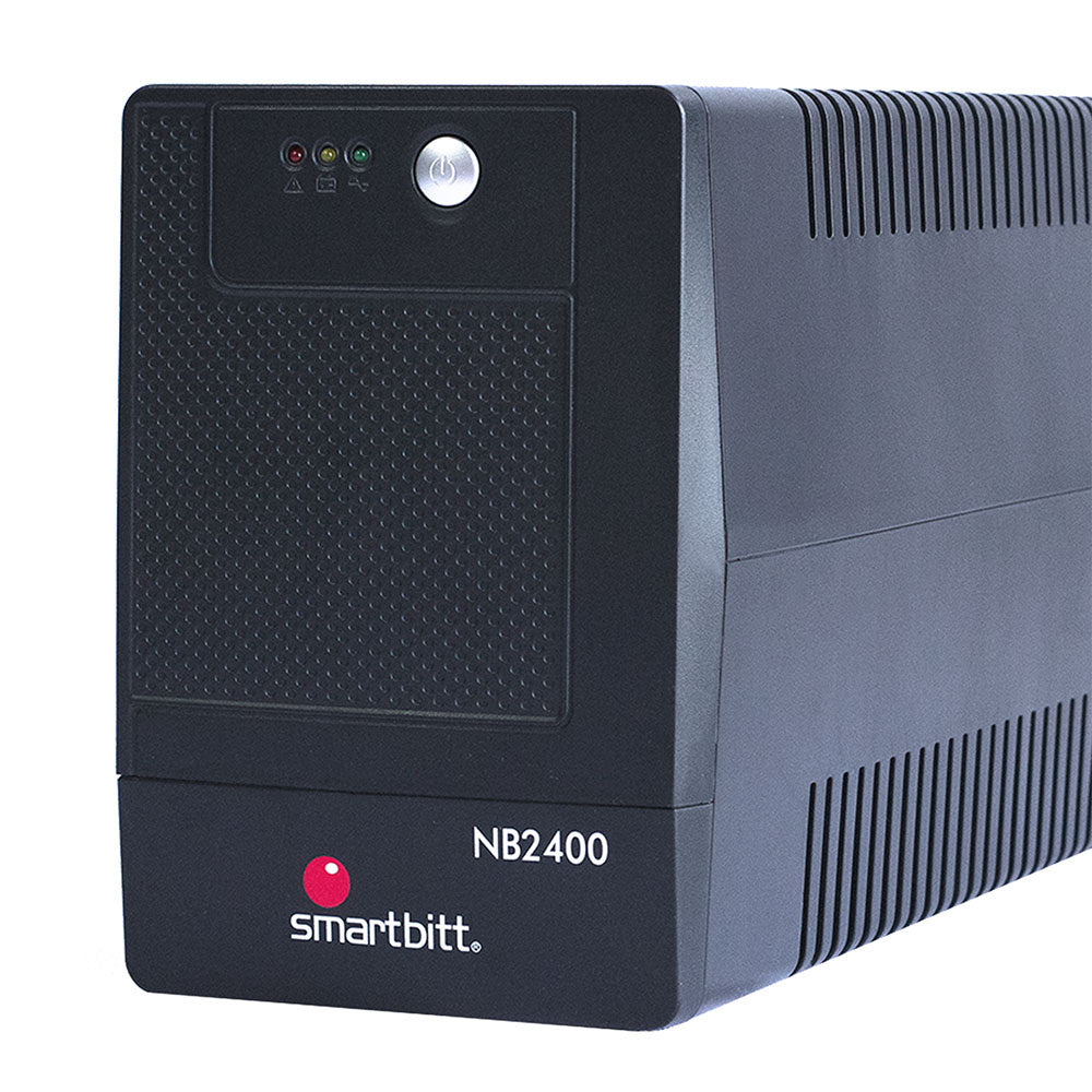 No-break Smartbitt 2400va/1200w, Clavija Nema 5-15p, 8 Contactos, Tipo Nema 5-15r, 4 Con Respaldo De Bateras, Regulacion Y Supresion De Picos Y 4 Con Regulacion Y Supresion De Picos, Rj11 Y Usb