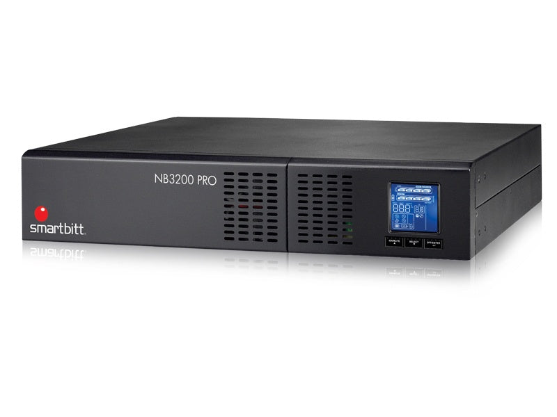 No-break Interactivo Smartbitt Sbnb3200proii 3.2kva/2700w, Senoidal, Torre/rack 2u, Clavija Nema L5-30p, 7 Contactos 6 Nema 5-15/20r Y 1 Nema L5-30r, Con Respaldo De Bateras, Panel Lcd