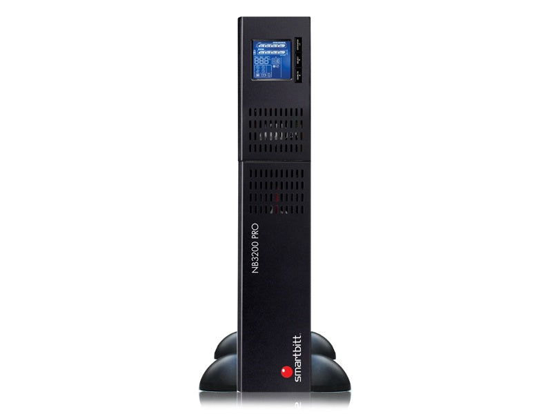 No-break Smartbitt 3.2kva/2700w, Interactivo Senoidal, Torre/rack 2u, Clavija Nema L5-30p, 7 Contactos 6 Nema 5-15/20r Y 1 Nema L5-30r, Con Respaldo De Bateras, Panel Lcd