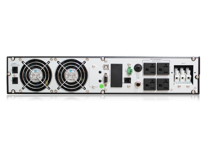 No-break Smartbitt 3.2kva/2700w, Interactivo Senoidal, Torre/rack 2u, Clavija Nema L5-30p, 7 Contactos 6 Nema 5-15/20r Y 1 Nema L5-30r, Con Respaldo De Bateras, Panel Lcd