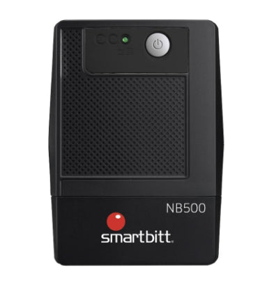 No Break Smartbitt 500va / 250w, Clavija Nema 5-15p, 4 Contactos, Tipo Nema 5-15r, Todos Con Respaldo De Baterias, Regulacion Y Supresion De Picos.