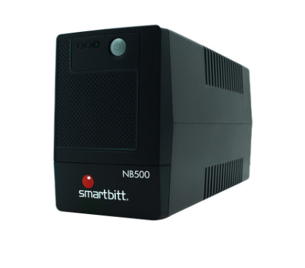 No Break Smartbitt 500va / 250w, Clavija Nema 5-15p, 4 Contactos, Tipo Nema 5-15r, Todos Con Respaldo De Baterias, Regulacion Y Supresion De Picos.