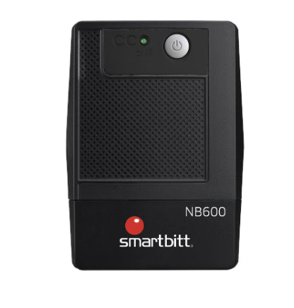 No-break Smartbitt 600va/300 W, Clavija Nema 5-15p, 4 Contactos Tipo Nema 5-15r, Todos Con Respaldo De Baterias, Regulacion Y Supresion De Picos.
