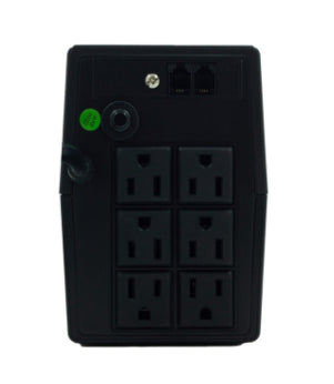 No-break Smartbitt 750 Va / 375 W, Clavija Nema 5-15p, 6 Contactos, Tipo Nema 5-15r, Todos Con Respaldo De Baterias, Regulacion Y Supresion De Picos.