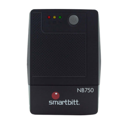 No-break Interactivo Smartbitt Sbnb750 750 Va / 375 W, Clavija Nema 5-15p, 6 Contactos, Tipo Nema 5-15r, Todos Con Respaldo De Baterias, Regulacion Y Supresion De Picos.