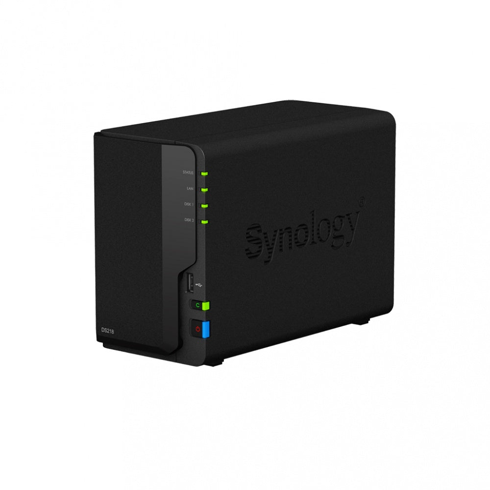 Synology Servidor NAS DS218 de 2 Bahías, Realtek RTD1296 1.40GHz, 2GB DDR4 ― no incluye Discos