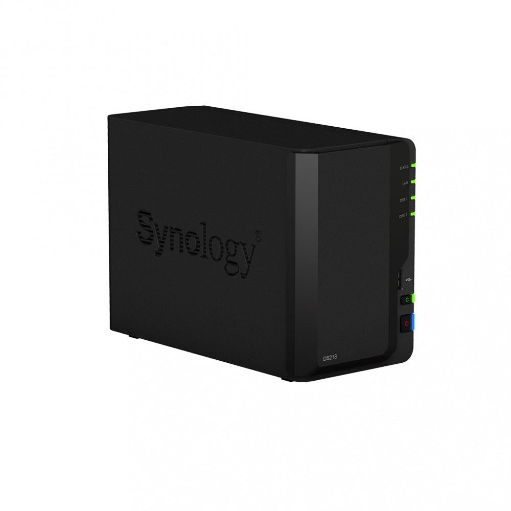 Synology Servidor NAS DS218 de 2 Bahías, Realtek RTD1296 1.40GHz, 2GB DDR4 ― no incluye Discos