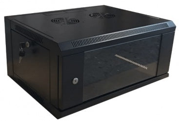 Gabinete Wam Wam-wc04ur Montaje En Muro 4u.r. 600*450 Color Negro. **no Incluye Flete**