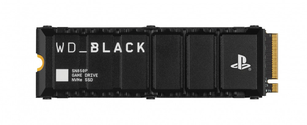 Unidad De Estado Solido Ssd Interno Wd Black Sn850p 1tb M.2 2280 Nvme Pcie Gen4 X4 Lect.7300mb/s Escrit.6300mb/s Disipador Ps5 Wdbbyv0010bnc-wrsn