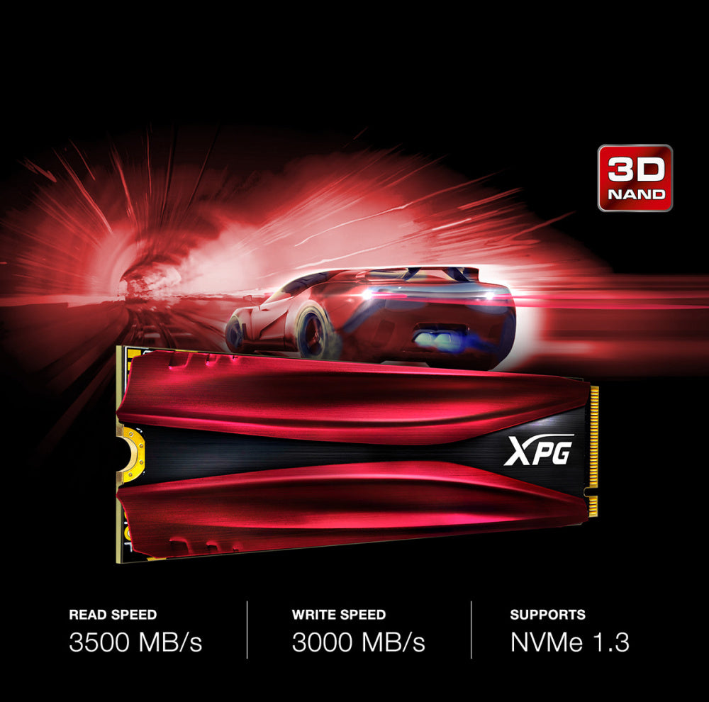 Unidad De Estado Solido Ssd Interno Xpg Gammix S11 Pro 1tb M.2 2280 Nvme Pcie Gen 3x4 Lect. 3500 Escrit. 3000 Mbs 3dnand Con Disparador Pc Minipc Gamer (agammixs11p-1tt-c)