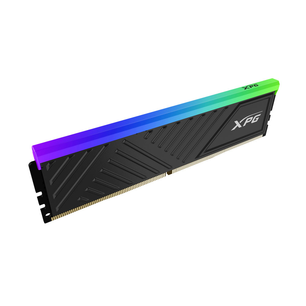 Memoria Xpg Spectrix D35g Udimm Ddr4 16gb Pc4-25600 3200mhz Cl16 288pin 1.35v Rgb Con Disipador Color Negro