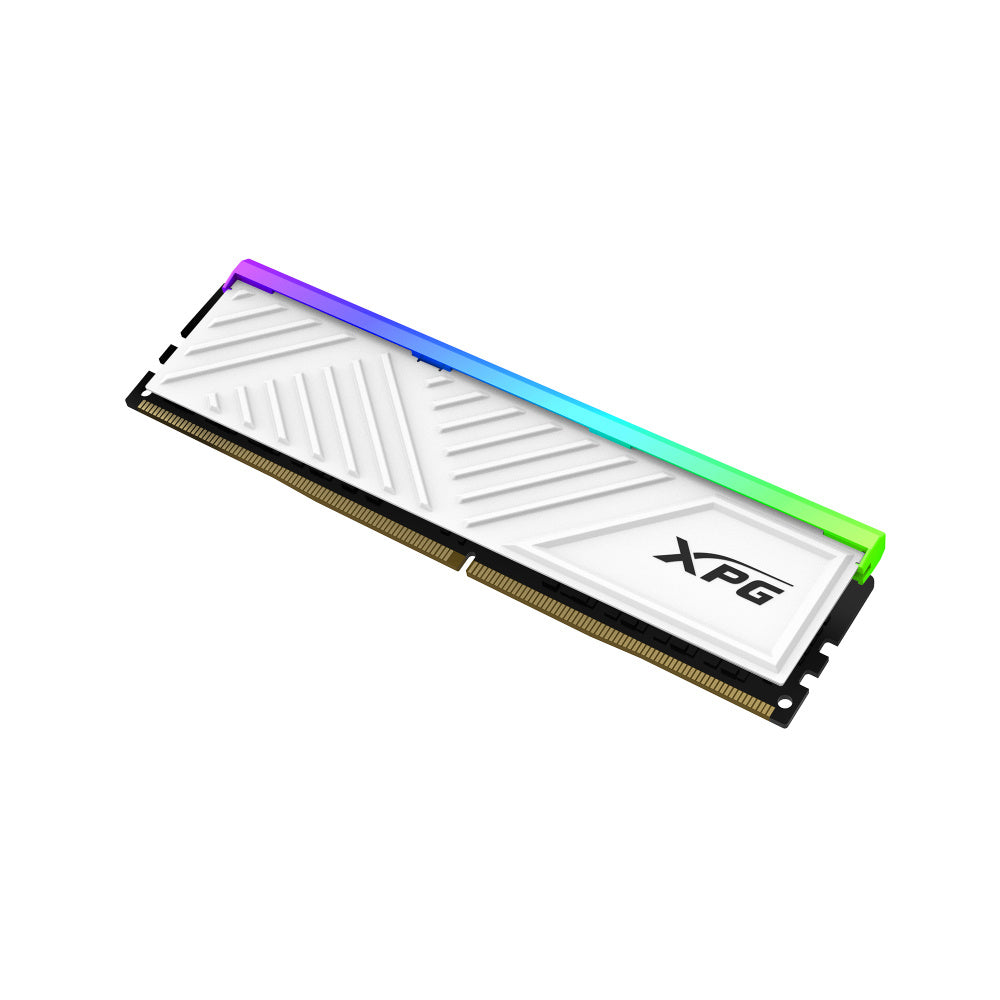 Memoria Xpg Spectrix D35g Udimm Ddr4 16gb Pc4-25600 3200mhz Cl16 288pin 1.35v Rgb Con Disipador Color Blanco