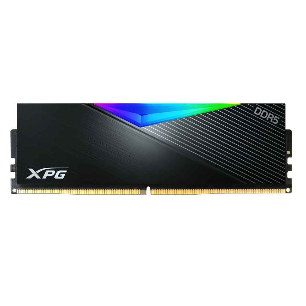 Memoria Xpg Lancer Udimm Ddr5 16gb Pc5-41600 5200mhz Cl38 1.25v Rgb Con Disipador Pc/gamer Color Negro (ax5u5200c3816g-clarbk)