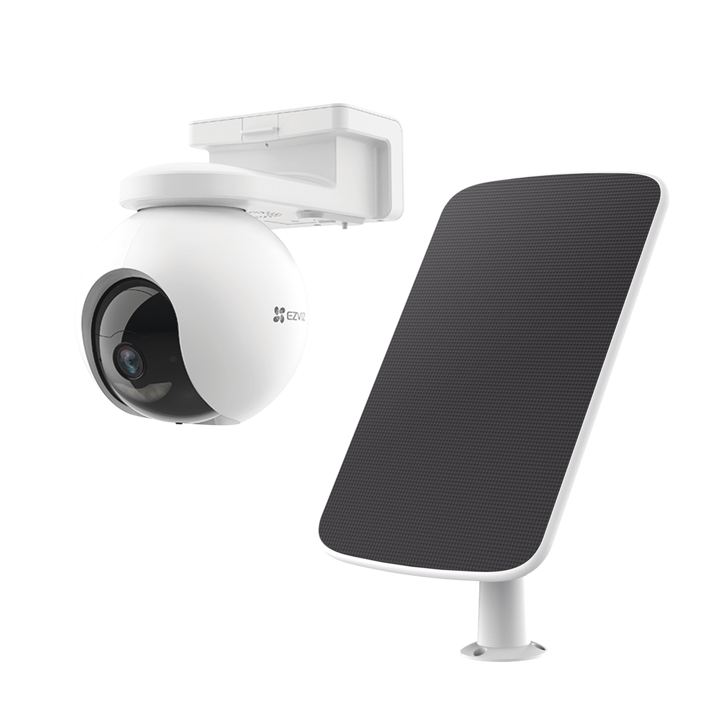 Kit de Cámara de Batería Recargable y Panel Solar / Wi-Fi / Almacenamiento Gratuito en Memoria Interna de 32 GB / Incluye 1 pieza de CS-HB8 y 1 Pieza de CS-CMT-SOLARPANEL-E