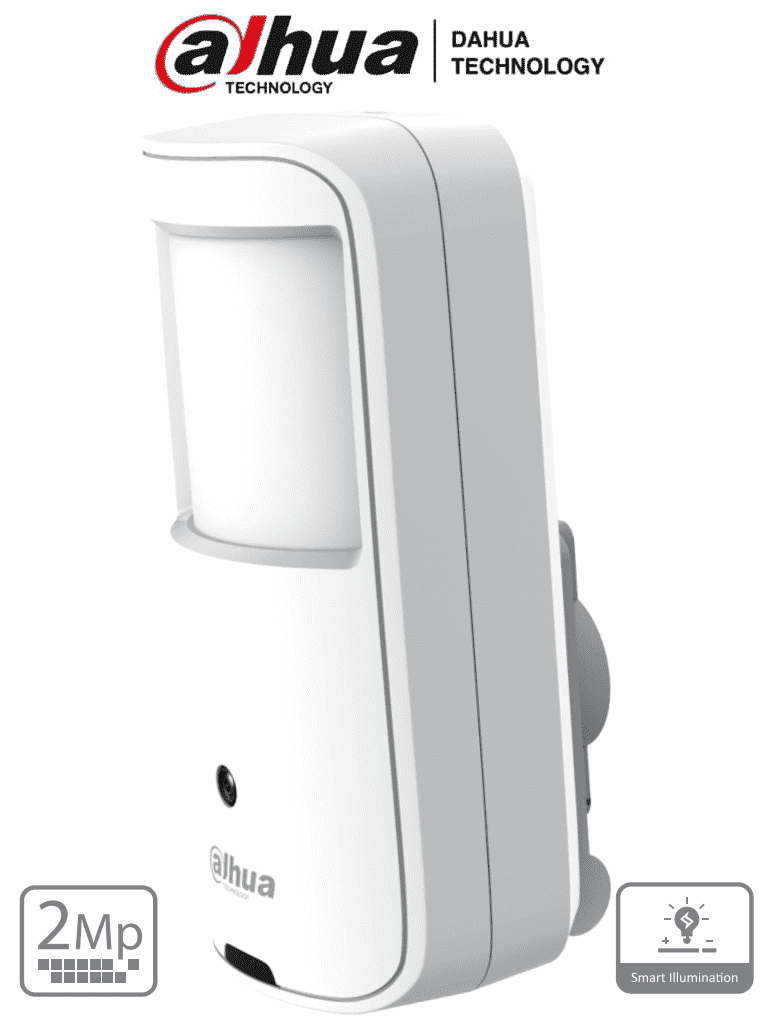 Camara Analoga/ Dahua/ Hac-hum3200a/ Hdcvi Oculta En Sensor De Movimiento/ 2 Megapixeles/ Super Adapt/ Lente De 2.8mm/ 105 Grados De Apertura/ Ir De 10 Metros/ Dwdr/ Soporta: Cvi/cvbs/ahd/tvi
