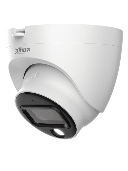 Camara Dahua  Domo Full Color De 5 Megapixeles/ Lente De 3.6mm/ Grados De Apertura/ Imagen A Color 24/7/ Wdr Real De 120db/ Leds Para 20 Metros/ Ip67/ Instalación Rapida