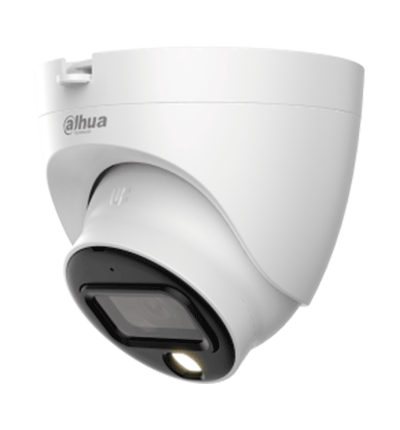 Camara Dahua  Domo Full Color De 5 Megapixeles/ Lente De 3.6mm/ Grados De Apertura/ Imagen A Color 24/7/ Wdr Real De 120db/ Leds Para 20 Metros/ Ip67/ Instalación Rapida