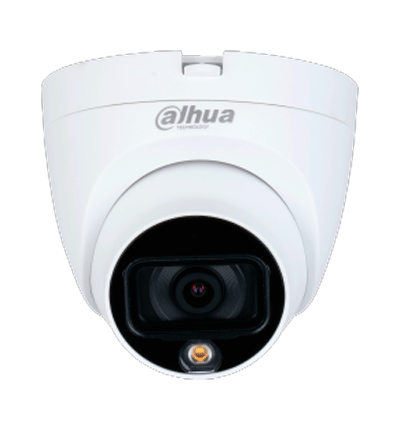 Camara Dahua  Domo Full Color De 5 Megapixeles/ Lente De 3.6mm/ Grados De Apertura/ Imagen A Color 24/7/ Wdr Real De 120db/ Leds Para 20 Metros/ Ip67/ Instalación Rapida