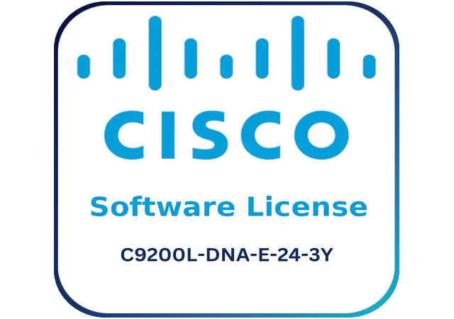 Licencia Cisco Dna Essentials 24-port 3year Para Catalyst 9200