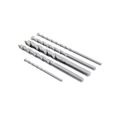 Juego De 5 Pzas. De Broca Para Concreto, Zanco Recto (3/16", 1/4", 5/16", 3/8" Y 1/2").