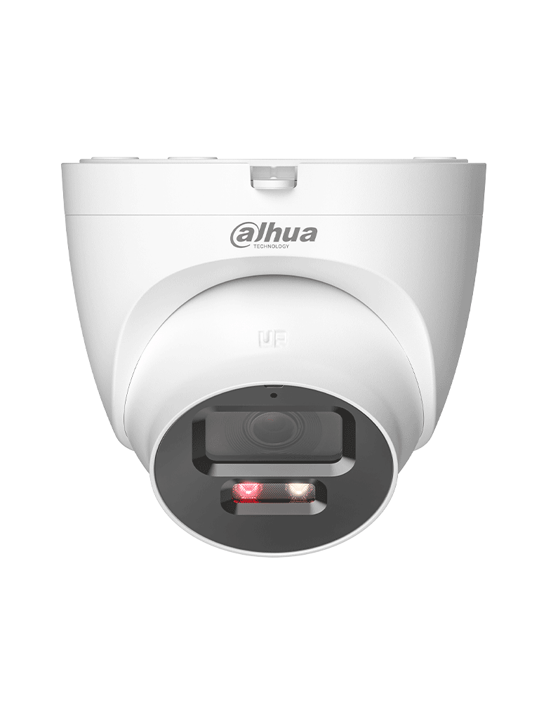 Camara Ip/ Dahua/ Ipc-hdw2549t-s-pv Domo Ip De 5 Mp/ 30 Mts De Iluminador Dual Inteligente/ Disuasion Activa/ 2.8mm/ Smd Plus/ Prot. Perimetral/microfono Y Bocina Integrados/audio 2 Vias/ip67/msd