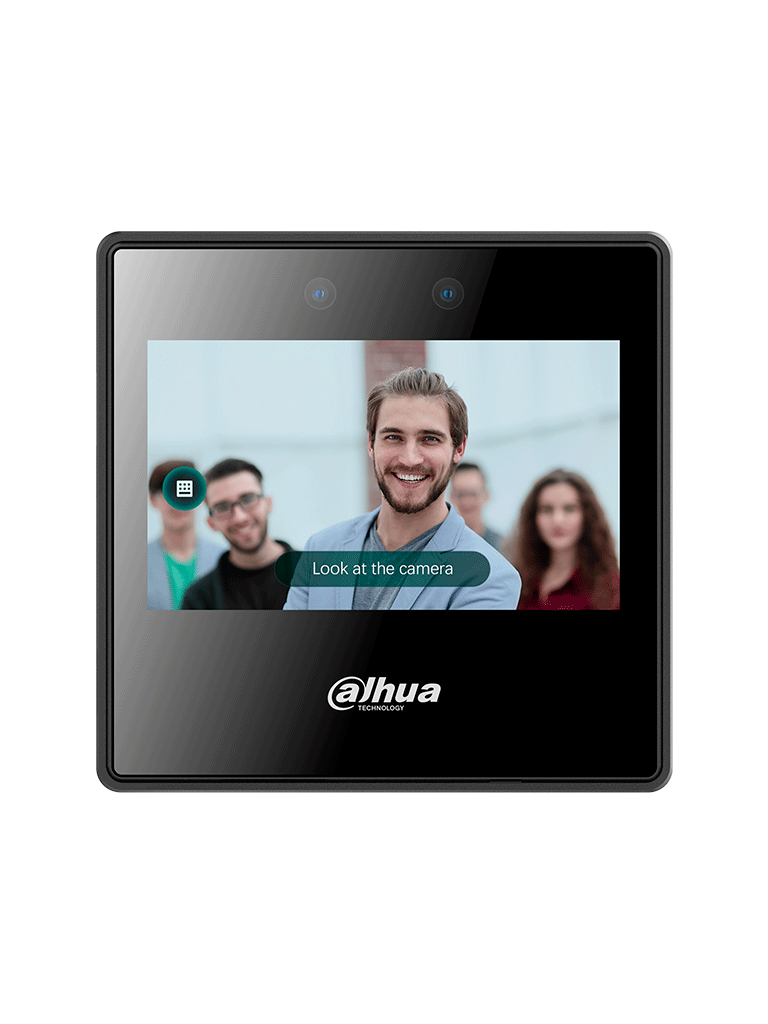 Control De Asistencia/ Dahua/ Asa3223a-w - Control De Asistencia Con Reconocimiento Facial/ Pantalla Touch De 4.3/ Wifi/ 2000 Rostros Y Contraseñas/ 300,000 Registros/ Detección De Vida/ 0.2seg