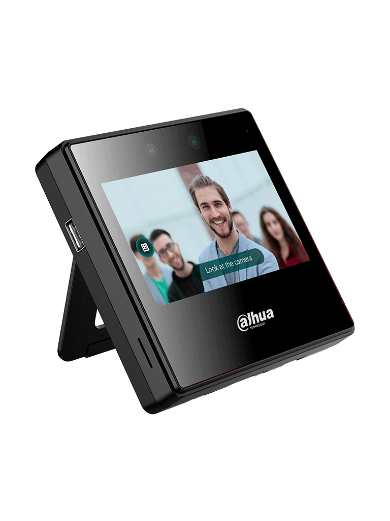 Control De Asistencia/ Dahua/ Asa3223a-w - Control De Asistencia Con Reconocimiento Facial/ Pantalla Touch De 4.3/ Wifi/ 2000 Rostros Y Contraseñas/ 300,000 Registros/ Detección De Vida/ 0.2seg