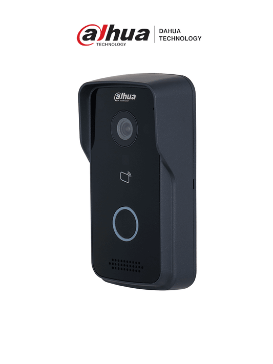 Videoportero Ip/ Dahua/ Dhi-vto2111d-p-s3 - Frente De Calle/ Alambrico/ Angulo Vision 107 Grados Con Wdr /apertura De Puerta Por App, Tarjeta Y Desde Monitor/exterior Ip65/ Poe/ Soporta 10 Monitores