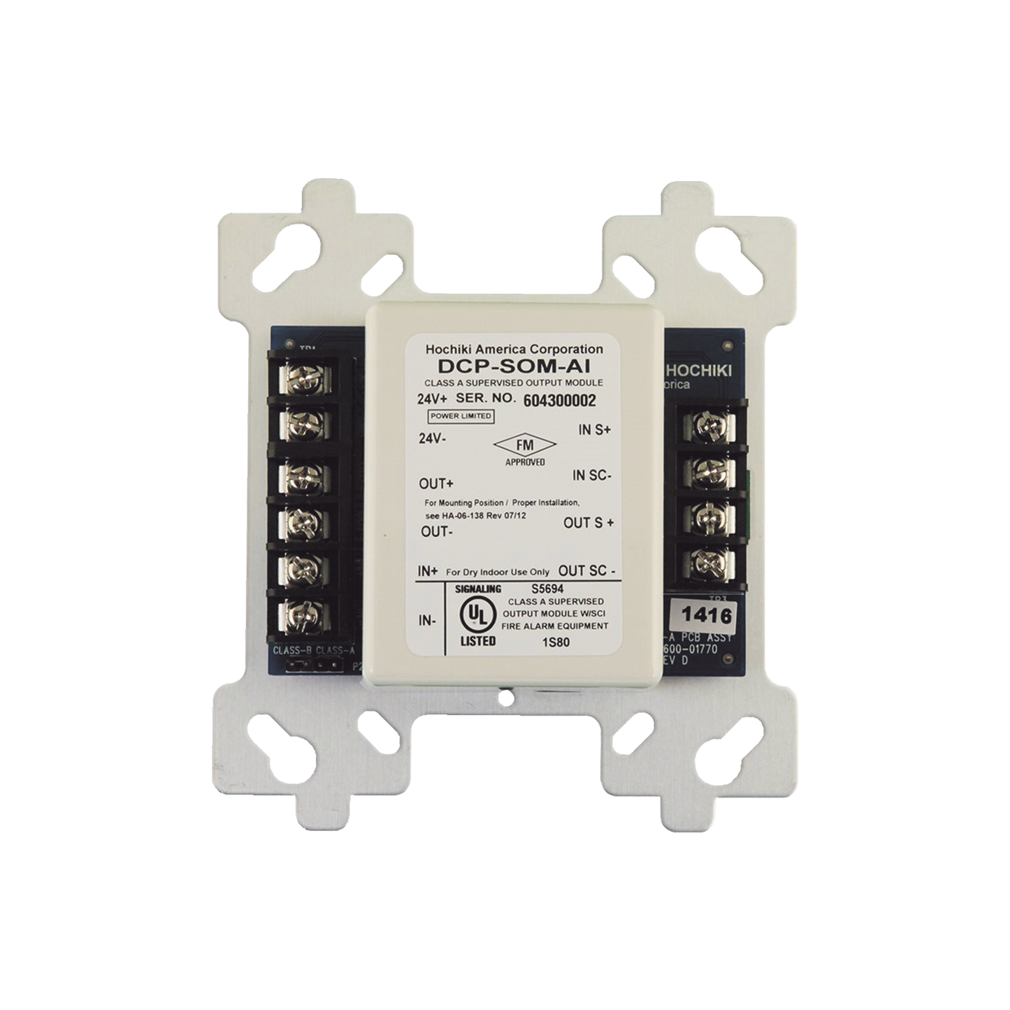 Modulo De Control Direccionable De Salida Supervisada CLASE A & B, Con Aislador De Corto Circuito Integrado (0400-02000)