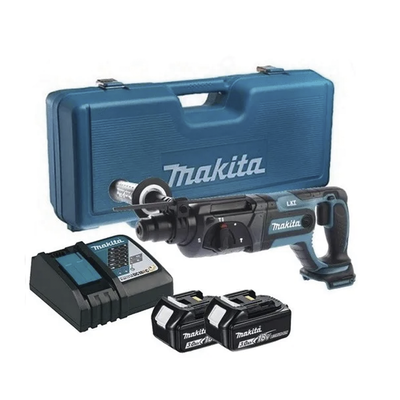 Rotamartilló 18v, Sds 0-1.200 Rpm, 3 Modos De Trabajo, Incluye 2 Baterías De 3.0 Ah, Cargador Y Maletín.