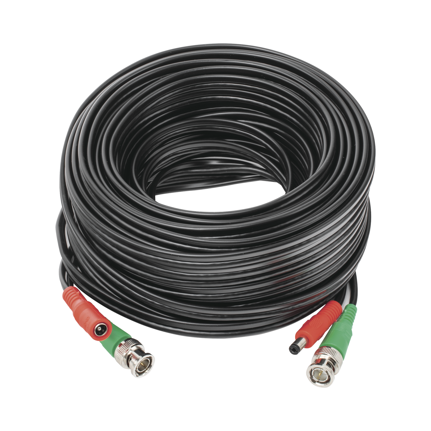 Cable coaxial ( BNC RG59 ) + Alimentación / SIAMÉS / 20 Metros / 100 % COBRE / Para Cámaras 4K / Uso interior y exterior