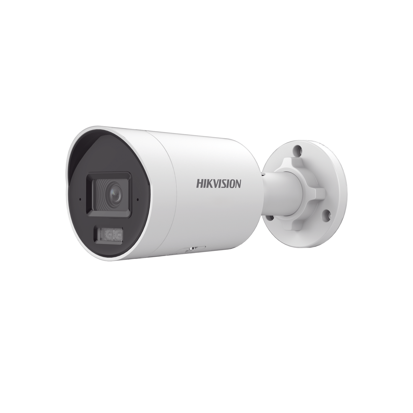 Bala IP 4 Megapixel / Lente 2.8 mm / Dual Light (40 mts IR + 40 mts Luz Blanca) / Darkfighter S / Microfono Integrado / Exterior IP67 / WDR 130 dB / 4 Analíticos: AcuSense, Deteccion Facial, Conteo de Personas por Cruce y Zona