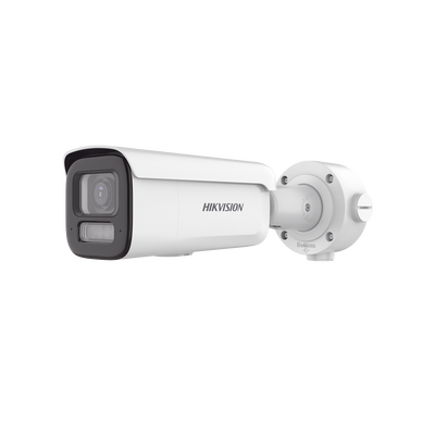 Bala IP 8 Megapixel / Lente Mot. 2.7 a 13.5 mm / Dual Light (60 mts IR + 60 mts Luz Blanca ) / Darkfighter S / Exterior IP67 / IK10 /WDR 130 dB / 4 Analíticos: AcuSense, Deteccion Facial, Conteo de Personas por Cruce y Zona