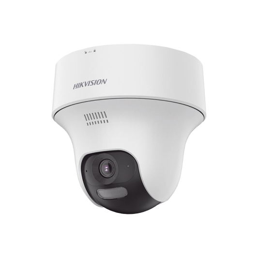 Turret IP 2 Megapixel / Lente 2.8 mm / Dual Light (20 mts IR + 15 mts Luz Blanca) / Wi-Fi / IP54 / dWDR  / H.265 / Audio Bidireccional (Micrófono y Bocina) / Micro SD