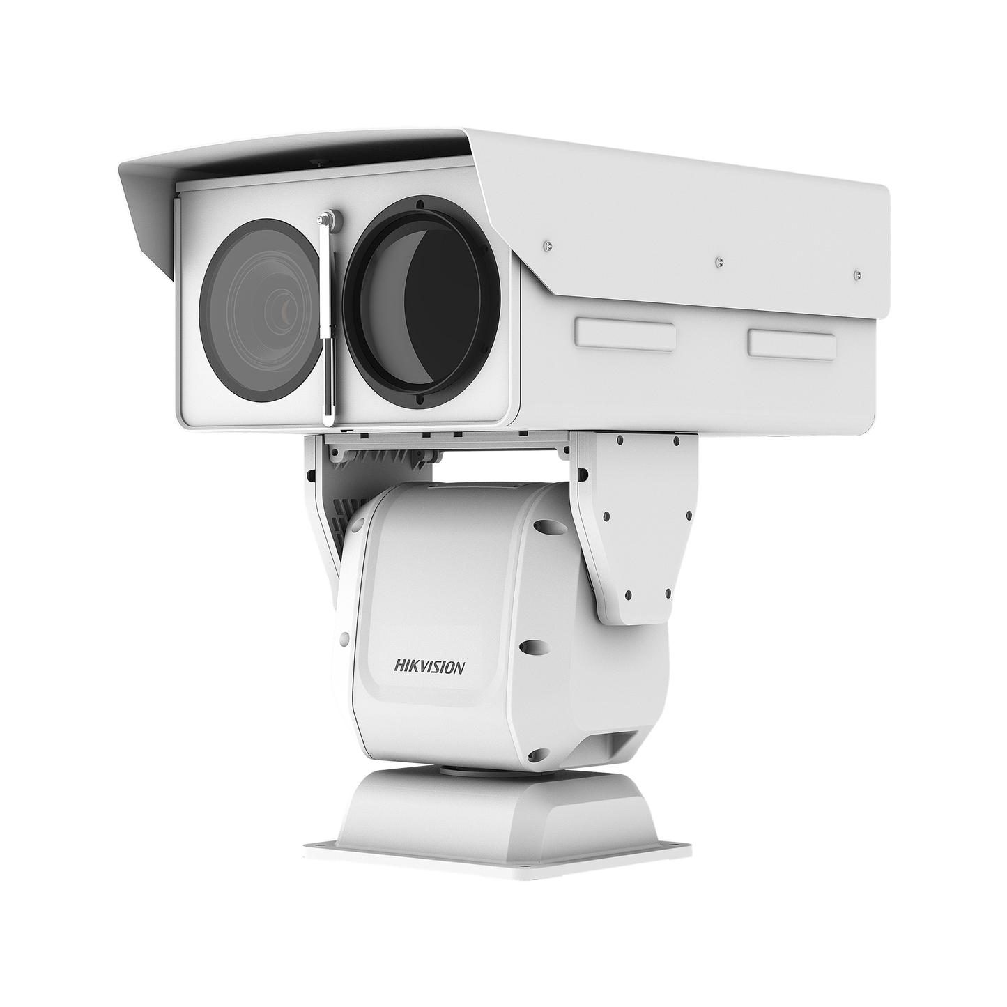 PTZ IP Punta de Poste / Lente Térmico 36 - 190 mm (640 X 512) / Lente Óptico 56X Zoom /Exterior IP66 / 48 Vcc
