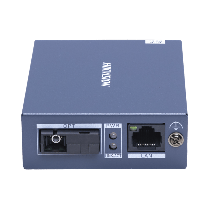 Convertidor Fibra Óptica Monomodo (RX) / 1 Puerto SFP (SC) 100 Mbps / 1 Puerto RJ45 10/100 Mbps / HASTA 20 KM / Plug and Play