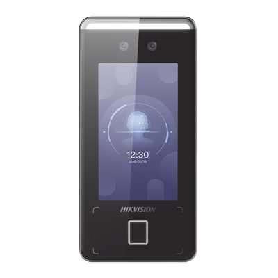 Terminal Facial Min Moe Ultra RÁpido (ip65) / Hasta 1.5 Mts En Lectura / Soporta P2p Hik-connect / 3,000 Usuarios /qr Y Videoportero (ambientes De Bajo Ruido)