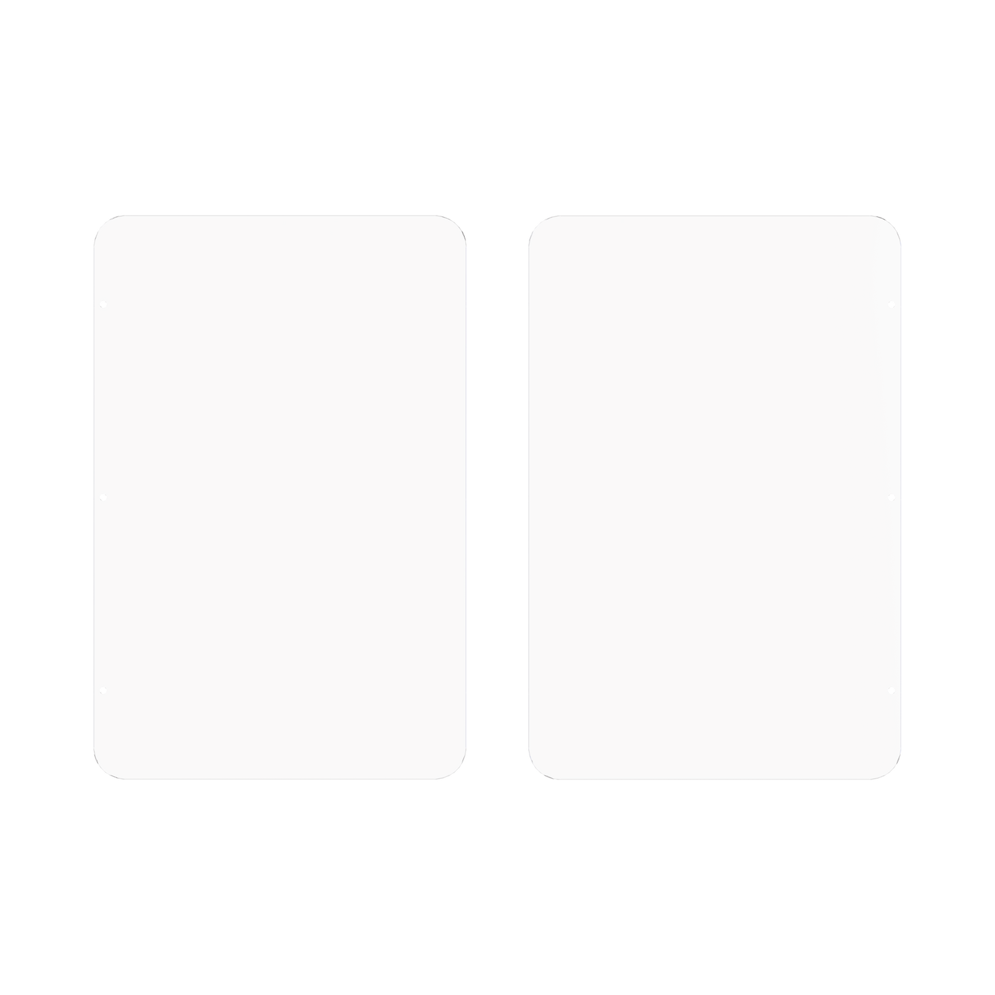 Kit de Repuesto (2 Piezas) de Aletas de Acrílico para Formar Carriles de 110 cms en Torniquetes Series DS-K3B501 y DS-K3B601 / IK05
