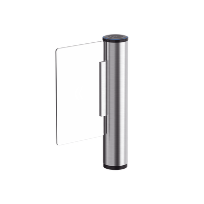 Puerta De Cortesia Con Aleta De Acrílico (no Incluida) De Alto Impacto / 90 Cms Ancho Del Carril / 6 Mcbf / Acero Inoxidable Sus304 / Requiere Aleta Modelo Ds-k3bc430lx-dp90/1