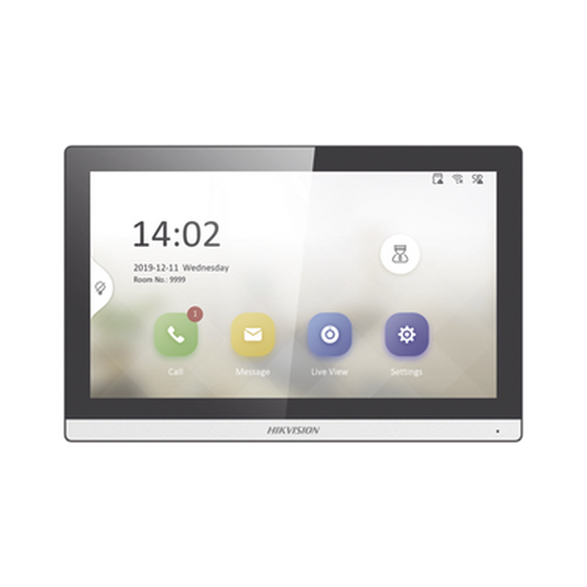 Monitor IP WiFi Touch Screen 7" para Videoportero Hibrido / Vídeo en Vivo / Apertura Remota / Llamada Entre Monitores / Audio bidireccional / Borde slim