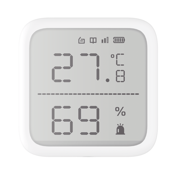 (AX PRO) Detector de Temperatura y Detector de Humedad Inalámbrico / 2.7" de Tamaño / Uso en Interior / Rango de Detección desde -35°C hasta 99°C