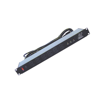 Protector Contra Sobretensiones De 120 Vca, 15 A, 12 Salidas, Montaje En Rack 1u, Servidores Montados En Rack, Sistemas De Voz, Controladores, Equipos De Video Vigilancia