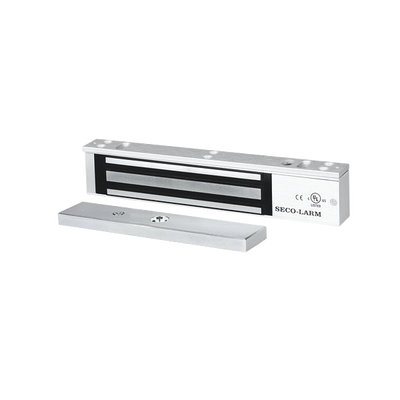 Chapa Magnética 600 lbs con LED / Sensor de Estado de Unión / Sin Magnetismo Residual / Uso Interior.