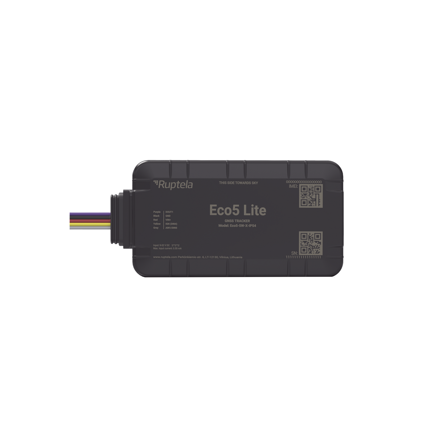 Rastreador Vehicular 2G/4G / BLE Integrado / Protección IP54 / Botón SOS de Emergencia / Detección Avanzada de Jammer / Monitoreo Inteligente de Ignición y Seguridad