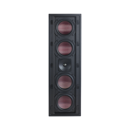 BOCINA DE PARED | 4 WOOFERS DE FIBRA DE CARBONO 6.5'' | TWEETER DE TITANIO 1'' | 250W