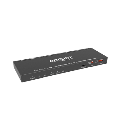 Splitter Hdmi 1x4 | 1 Entrada A 4 Salidas (simultaneas) | 4k@60hz | Extractor De Audio | Down Scaler | Hdr 4:4:4 | Edid | 18gbps