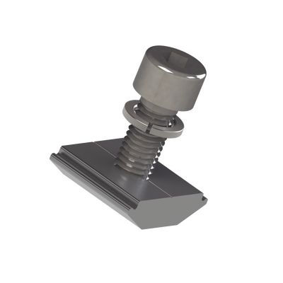 Conector N Con Tornillo Para Fijación En Riel 5 Y 8